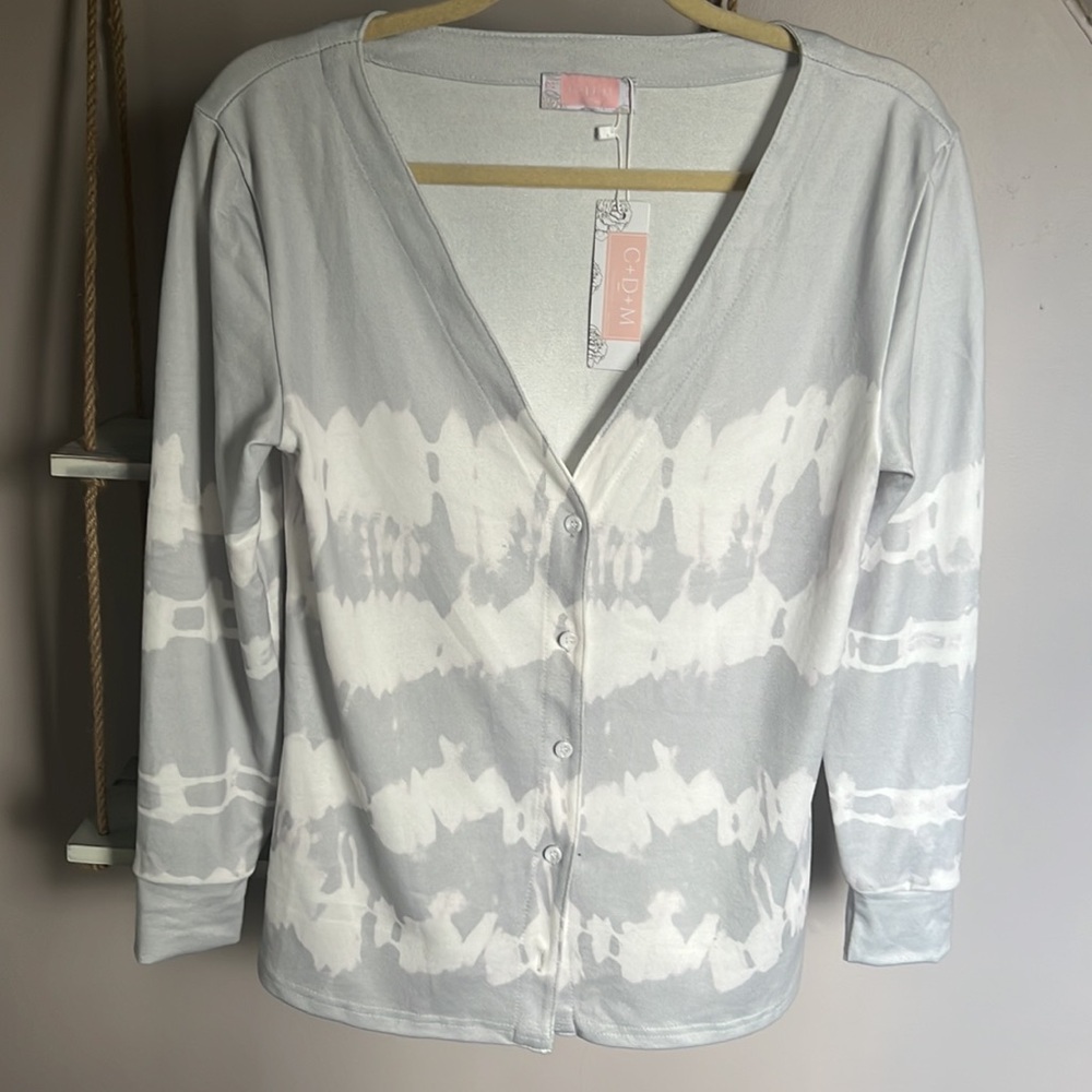 Tie dye cardigan